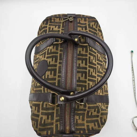 FENDI Zucca FF Canvas Boston 35 Bag..authentic.. - Picture 13 of 15